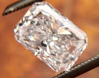 2.25 CT Radiant Cut Lab Grown Diamond: F VS1 Clarity Loose Stone