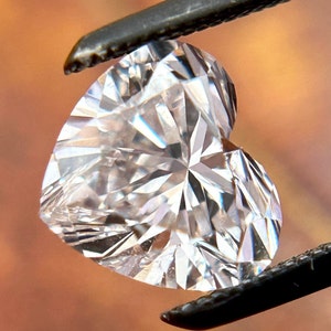 6.00mm Herz Diamant im Lab-Created cvd / hpht Lose Stein Ideal für einzigartige Verlobungsringe Geschenk für Valentinstag Geschenk für sie Fancy Diamond