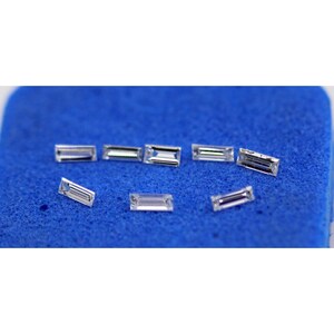 Benutzerdefinierte Auflistung Baguette Cut Lab Grown Diamant Lose CVD Diamant Baguette Cut 3.5X1.75MM 6 PCS