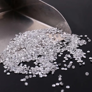 1 mm bis 5 mm Diamant Rund Brilliantschliff Labor gewachsen Lose Diamant weißer Diamant Edelstein Qualität Diamant für die Schmuckherstellung DEF & VVS-VS