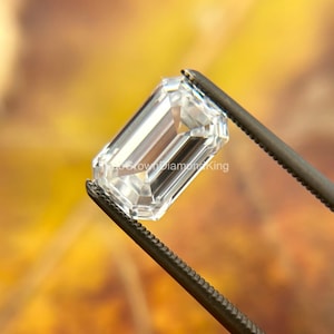 0.10Cts. To 0.50 Cts Lab Grown Diamond DEF Color Vs  Emerald Cut Diamond / Diamond For Ring / Emerald Cut Lab Grown Diamond Ring For Jewelry