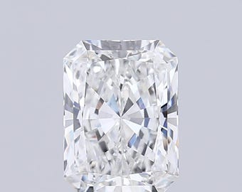 5.00 Cts Radiant Cut Lab Grown Diamond: F VS1 Clarity Loose Stone