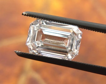 IGI Certified 1.00 Cts DEF VS Emerald Cut Lab Grown Diamond