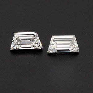 Labradorit Trapez Diamant Paar für die Herstellung von Verlobungsring, / Paar Diamant / Diamant Für Schmuck Passende Ohrringe oder andere Schmuckstücke