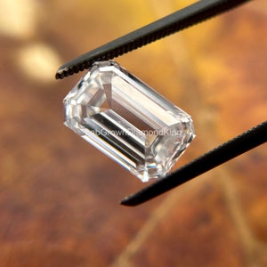 SGL Certified 0.50Cts. To 1.00 Cts Lab Grown Diamond DEF Color Vs  Emerald Cut Diamond / Diamond For Ring / Lab Grown Diamond Ring Jewelry