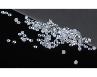 2.5 mm to 3.00 mm H P H T Diamond, Best Quality Lab Grown Diamond, CVD Loose Diamond of VVS - VS Purity with Def Color Lab Grown Diamond