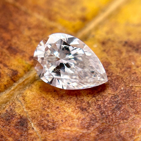IGI Certified 1.00 Cts each lab grown diamond pear cut diamond 4pcs