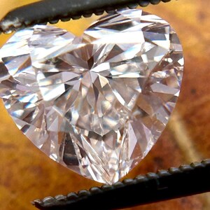 6.25mm Diamant im Herzschliff Lab-Created cvd / hpht Lose Stein Ideal für einzigartige Verlobungsringe Geschenk für Valentinstag Geschenk für sie Fancy Diamond