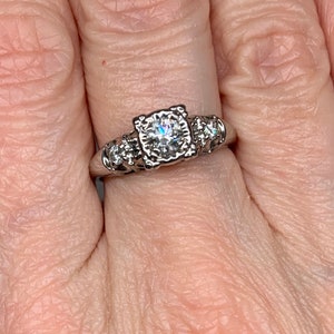 Vintage 1930’s 14k Diamond Engagement Ring