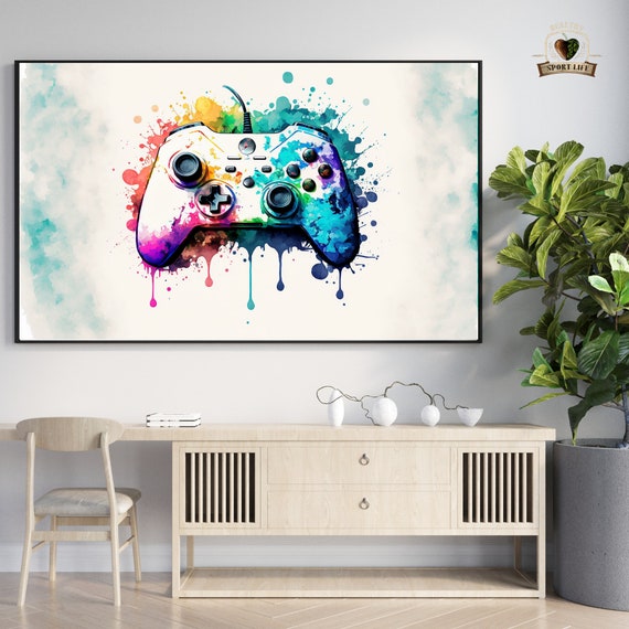 Gaming poster' Poster, picture, metal print, paint by PC Gaming
