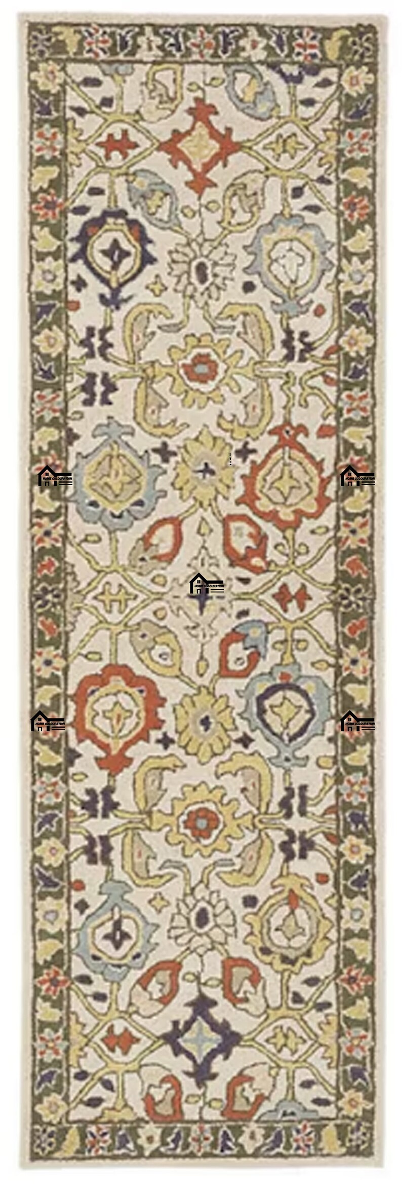 Carli Hand Tufted Rug 5x8 8x10 9x12 Feet Rug Persian Rug Etsy