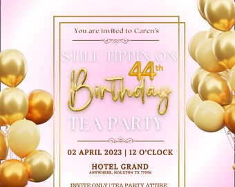 Elegant & Classy Birthday Invite