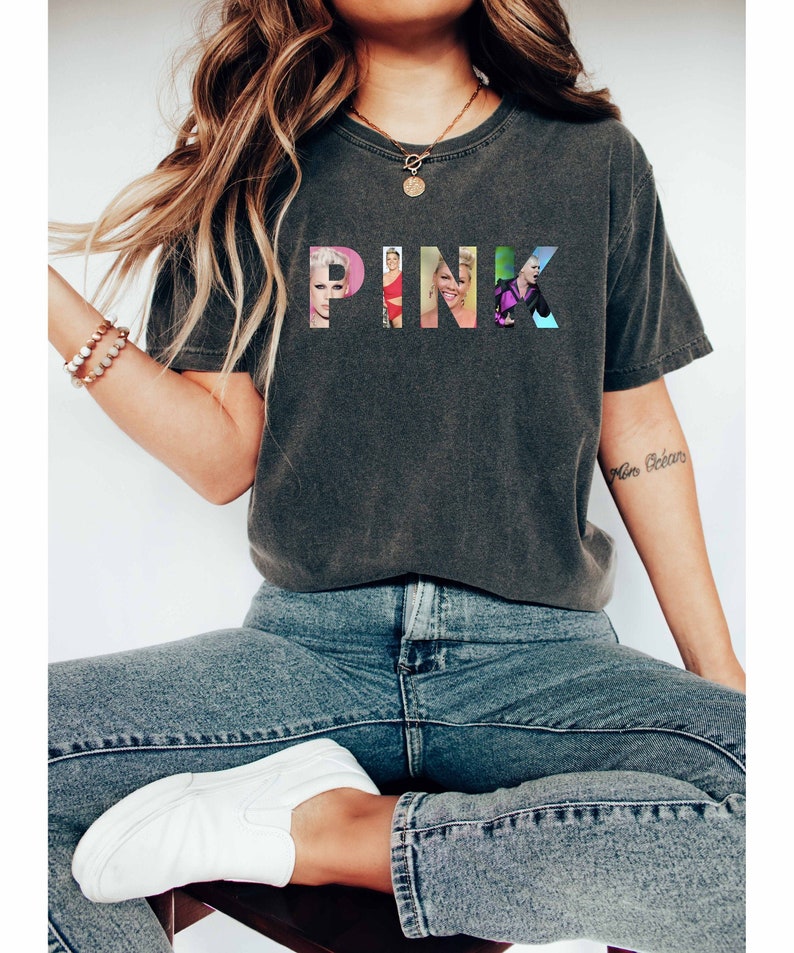 Pink Shirt Pink Concert Shirt Pink Pink Concert Tee Singer - Etsy