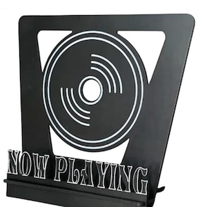 Now Playing Vinyl Record Stand