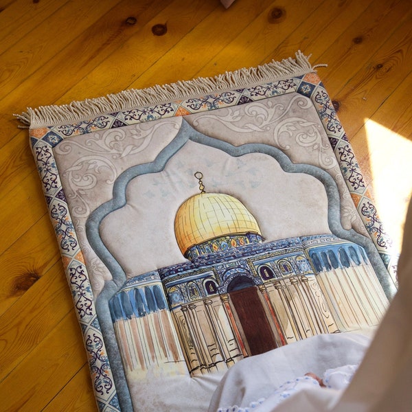 alfombra de oración acolchada, alfombra de oración musulmana, alfombra de oración, regalo de ramadán, alfombra de oración de mezquita, alfombra de oración gruesa, regalos islámicos, alfombra de oración islámica