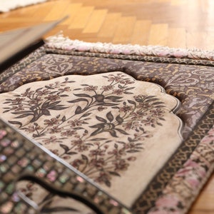 Ramadan Gebetsteppich, muslimische Gebetsteppich, Salah Matte, muslimischer Teppich, bedruckter Gebetsteppich, Ramadan-Teppich, gepolsterter Gebetsteppich