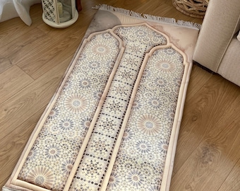 Tapis de prière, tapis de prière, tapis de prière rembourré, tapis de prière musulman, tapis de prière élégant, cadeau du ramadan, tapis de haute qualité, tapis de prière élégant, tapis