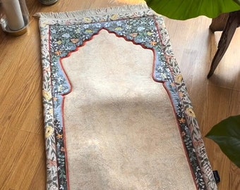 Tapis de prière de luxe, Tapis de prière pour musulman, Tapis de prière, Tapis de prière ottoman, Cadeau de l'Aïd, Ramadan, Cadeau de mariage, Janamaz, Sajjada, Gebetsteppich