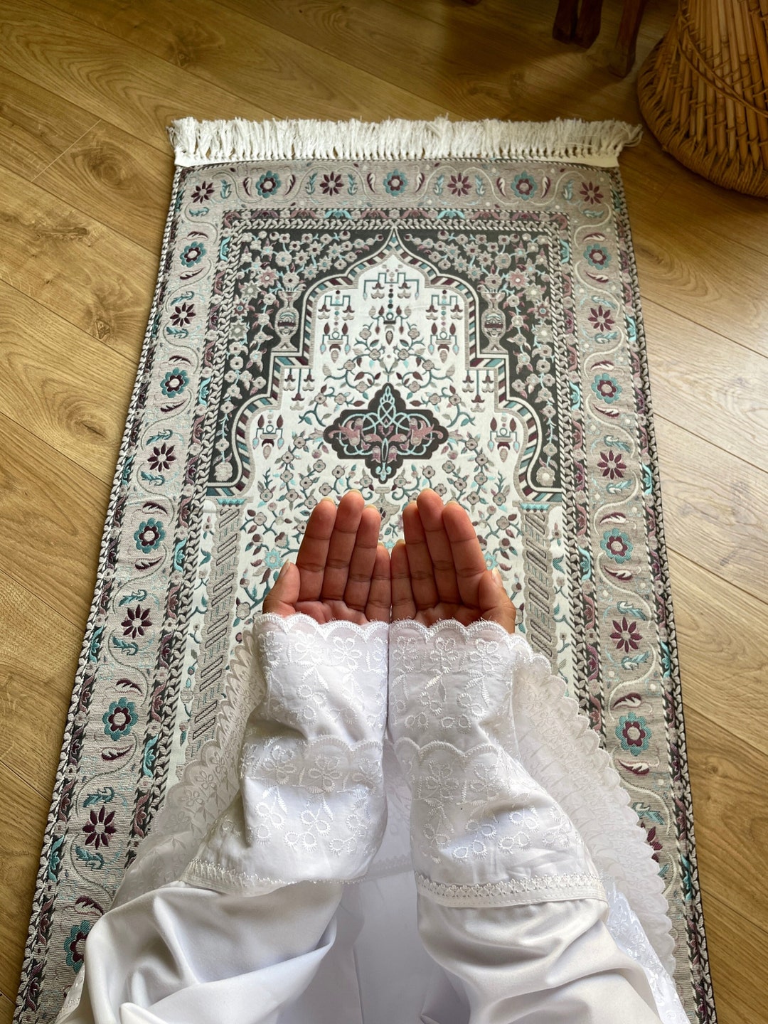Prayer Mat, Prayer Rug, Padded Prayer Rug, Islamic Prayer Rug, Luxury