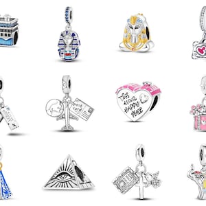 Charm coeur d'amour pour bracelet Pandora, argent sterling 925, breloques tulipes familiales pour des moments, bijoux pour femme, cadeau pour elle