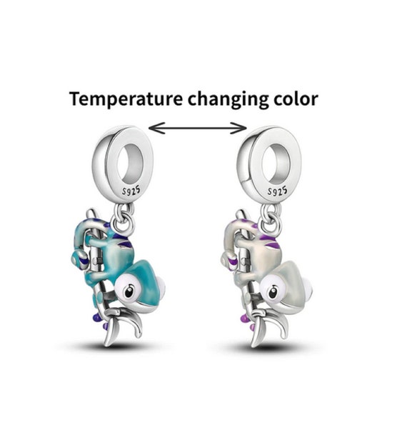 Color Changing Chameleon Charms for Pandora Bracelet Sterling Silver Charm for Moments Bracelets Women Jewelry Gift for Her Animal Charm Etsy