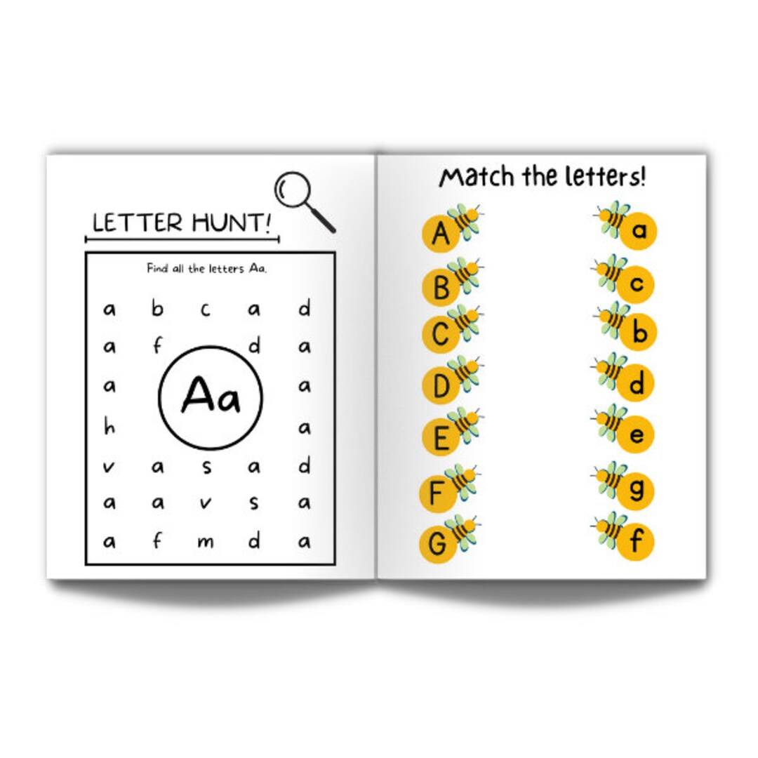 Kids Learning Pages Kids Learning Activities Childrens - Etsy