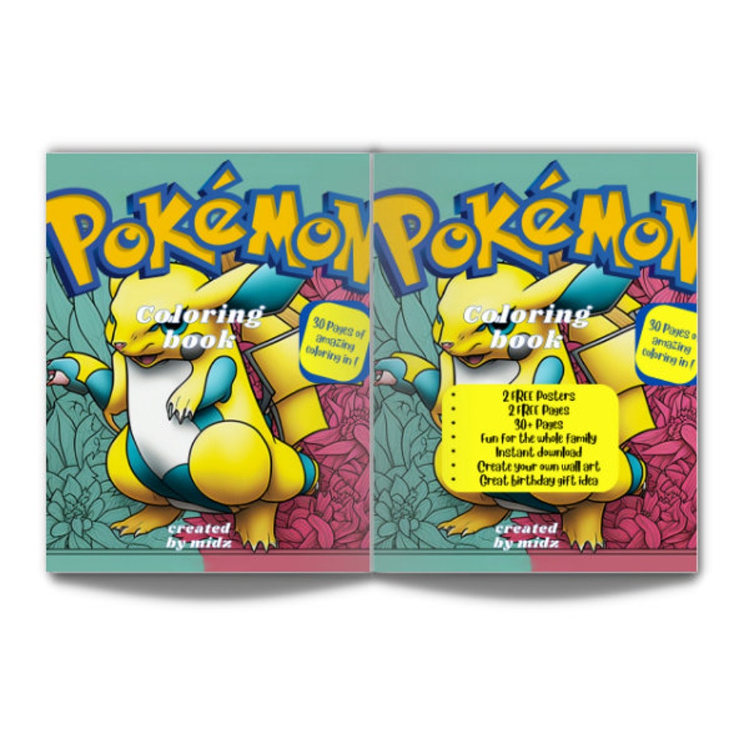 10 Pokemon Coloring Books for Adults: Unleash Your Inner Artist