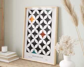 Geometric Art Print: Minimalist Graphic Design (Digital Art)