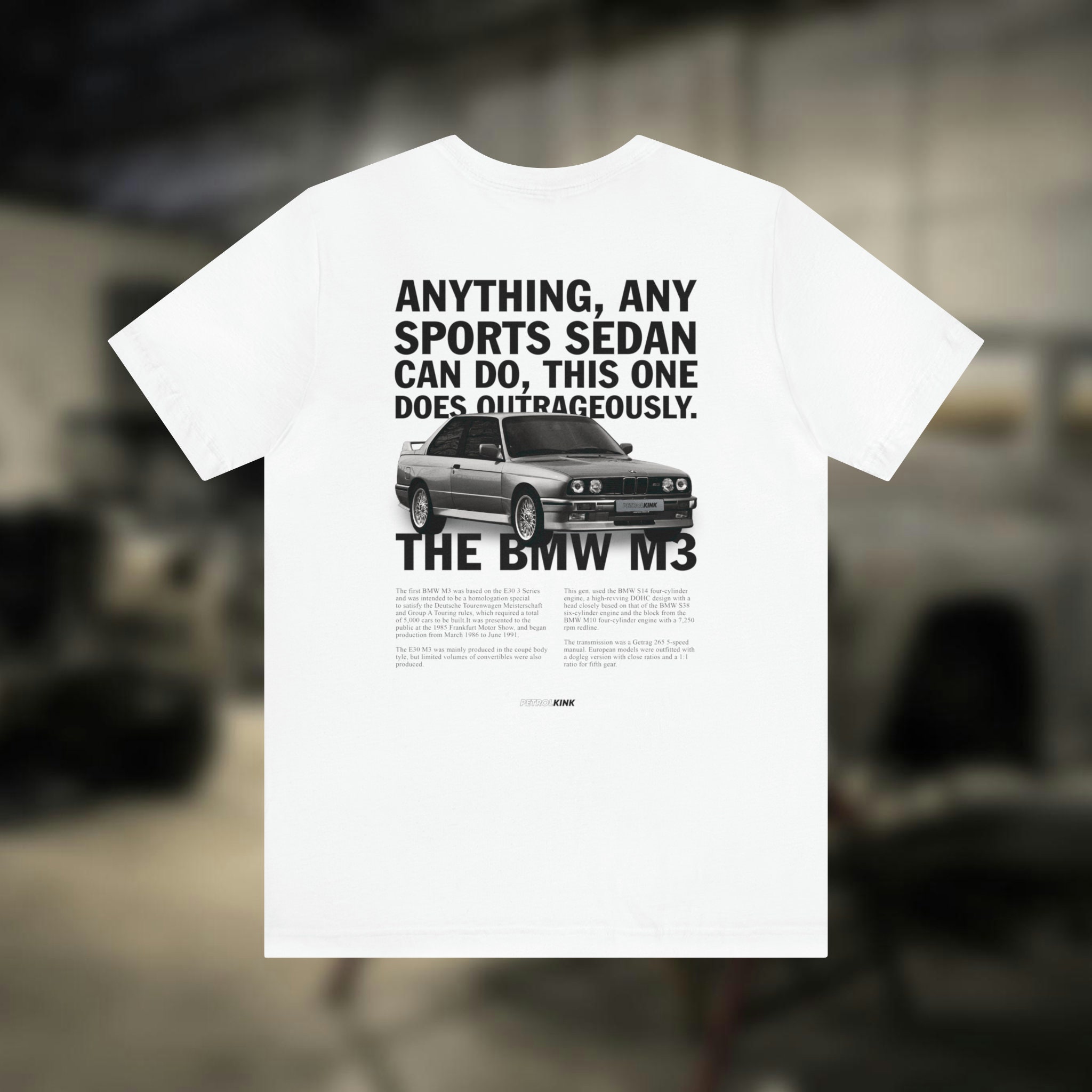 BMW M3 T-shirt BMW M3 E30 T-shirt BMW M Apparel - Etsy