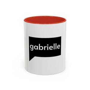 Personalized Bravo Logo Accent Coffee Mug (11, 15oz)