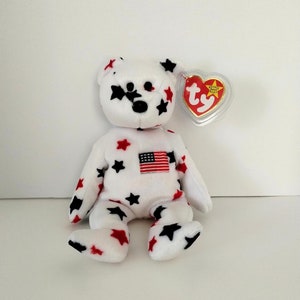 Ty Beanie Baby 1997 Retired Glory Rare with Errors