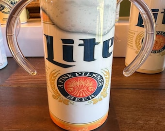 Miller Lite sippy cup