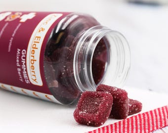 Zinc & Elderberry Mixed Berry Gummy Vitamins