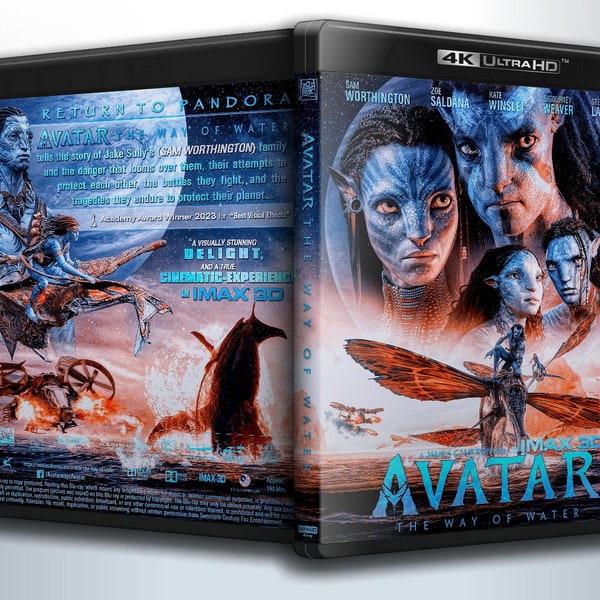 Avatar Way of the Water Dvd Etsy