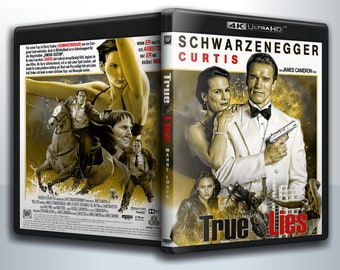 True Lies - 4k UHD cover for self-printing, not a film! for self printing - No Movie!