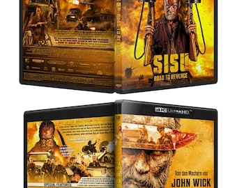 Cover Set Sisu 1 and 2 - UHD and DVD Slim Format 4K Cover 7 mm Spine, for printing only! No film included.