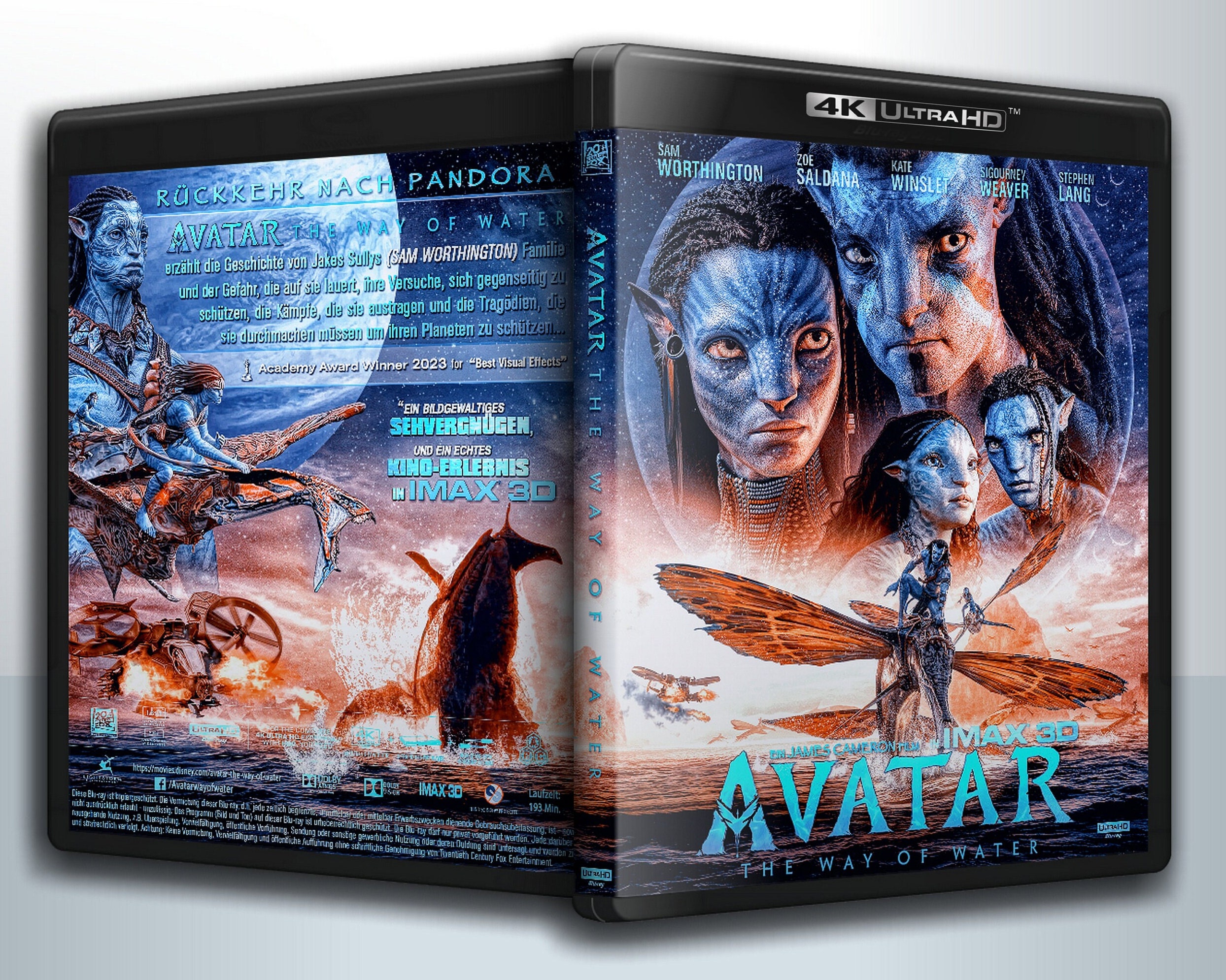 Articulatie lelijk bolvormig Avatar the Way of Water Ultra HD DVD Slim Cover Blu-ray - Etsy