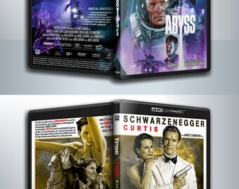 The Abyss - True Lies set of 2 Blu-ray covers for printing 4k Blu-ray 4K format German/English no film - NoMovie!