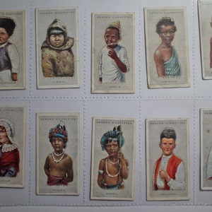 Children of All Nations series of Cigarette Cards from Ogden&#39;s (ca1923).