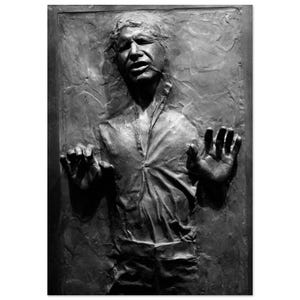Han Solo in Carbonite Original Shoot from Star Wars Vintage Movie Props | Classic Matte Paper Poster