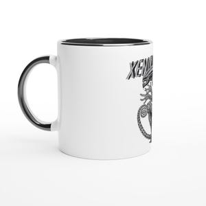 XENOMORPH / Tazza in ceramica bianca da 11 once con interno colorato