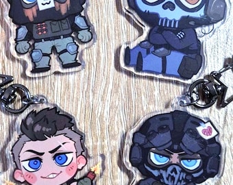 COD Keychains Call of Duty Ghost Soap König Keegan