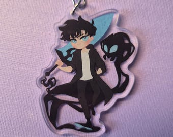 Solo Leveling Keychains Charms Sung Jin-Woo & Beru