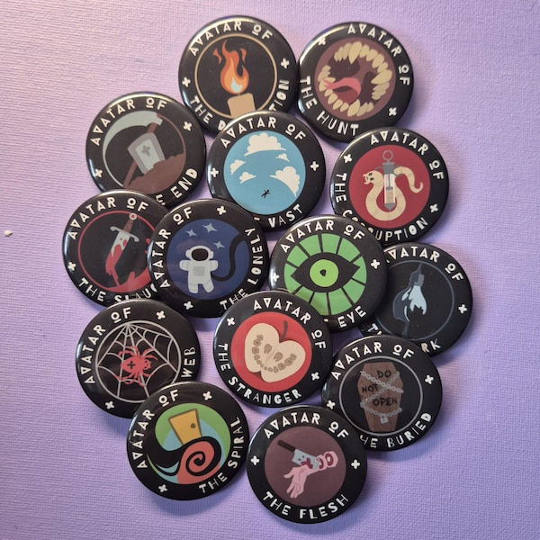 The Magnus Archives Entities Buttons