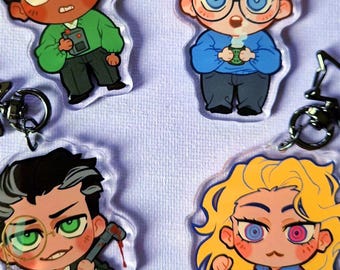 TMA Schlüsselanhänger Jon Sims Elias Bouchard Martin Blackwood Michael Spiral