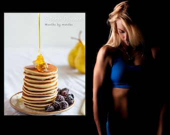 Dagelijkse fitnessplanner: bewerkbare canva-sjabloon (digitale download)