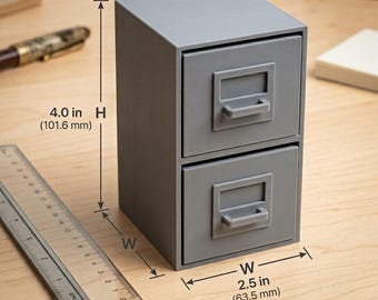 Organizador de escritorio estilo archivador