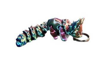 Articulated Flexi Fox Anti-Stress Keychain Fidget Toy