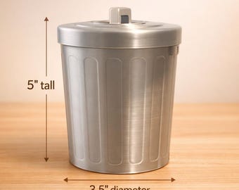 Miniature Desk Trashcan Organizer Accessory for Office or Home