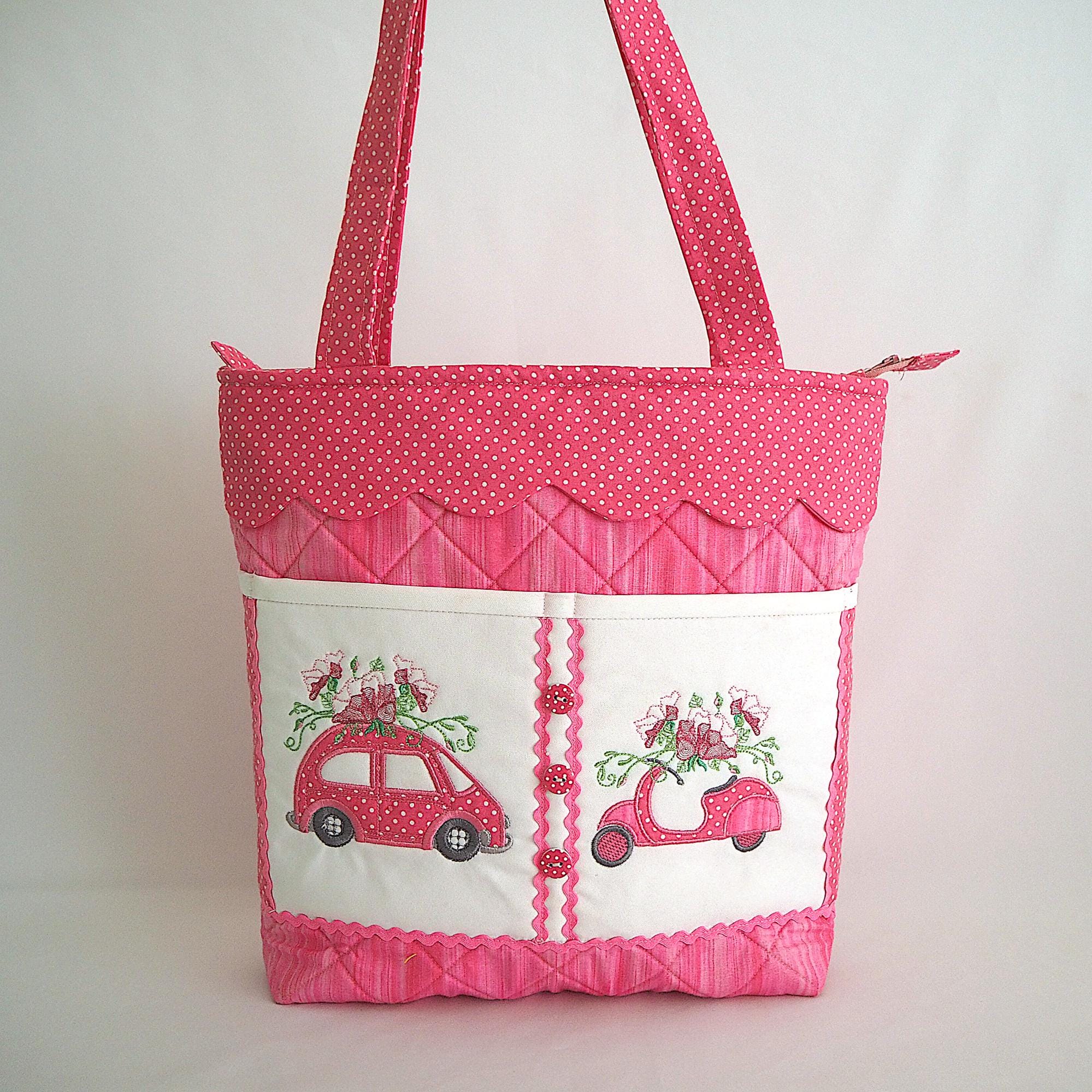 Car Tote Embroidery - Etsy